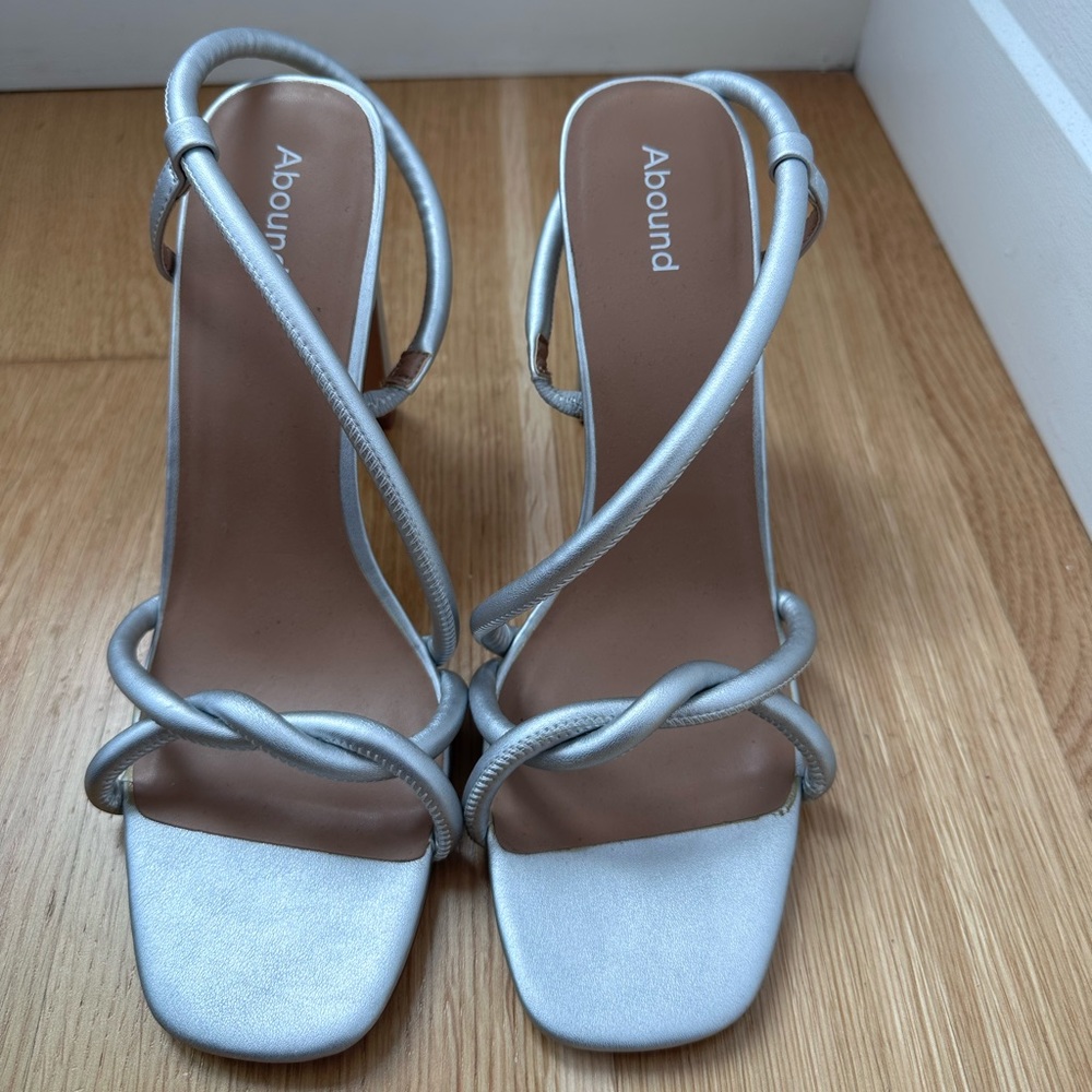 Silver sandals